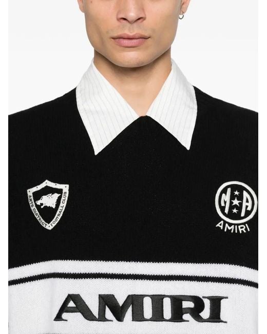 Amiri Black Sport Sweater for men