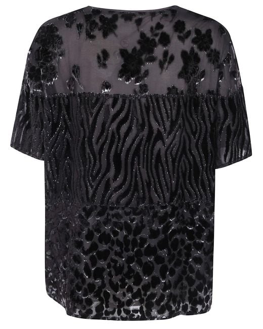 Pierre Louis Mascia Black "Patchwork" T-Shirt