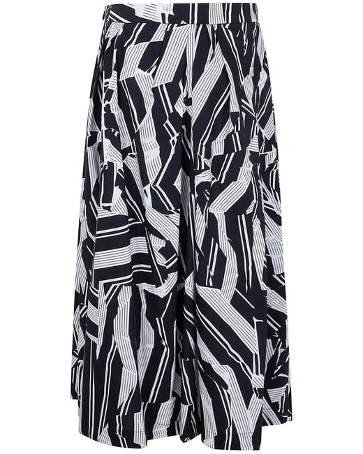 Dries Van Noten Black "Soni" Midi Skirt