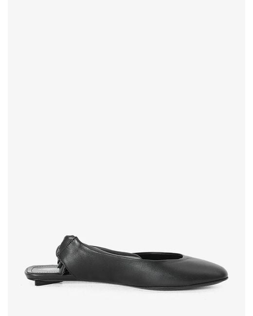 The Attico White Cloe Ballerina Flat