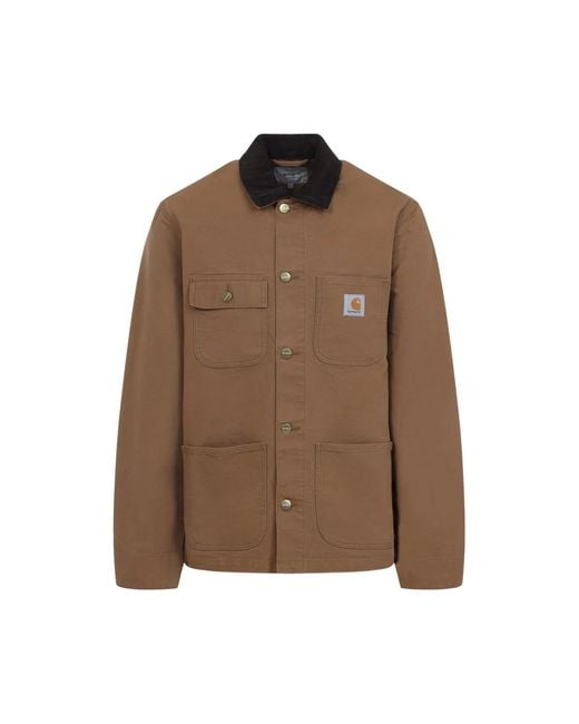Carhartt Brown Michigan Coat for men