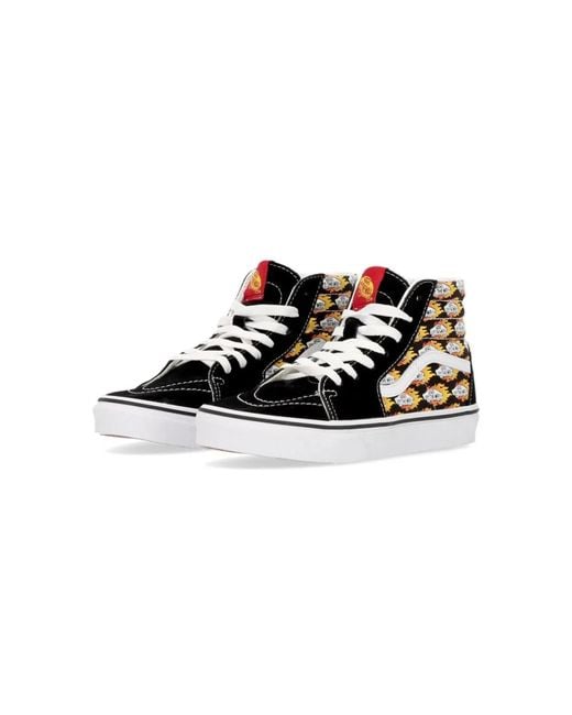 Vans Black "Flame Logo Repeat" Sneaker