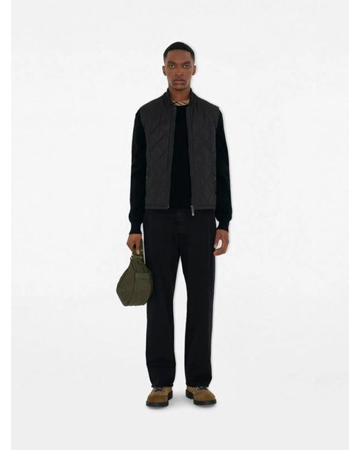 Burberry Black Nylon Vest for men