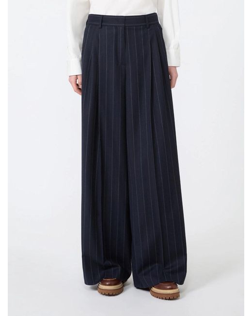 Weekend by Maxmara Blue Wkdnebbie Trouser