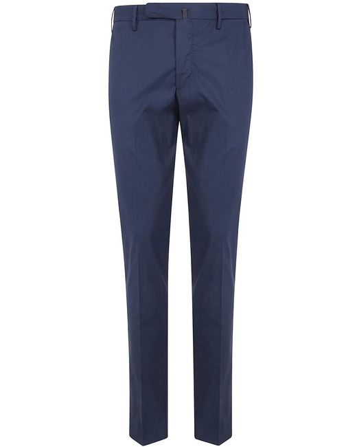 Incotex Blue Classic Chino Trousers for men