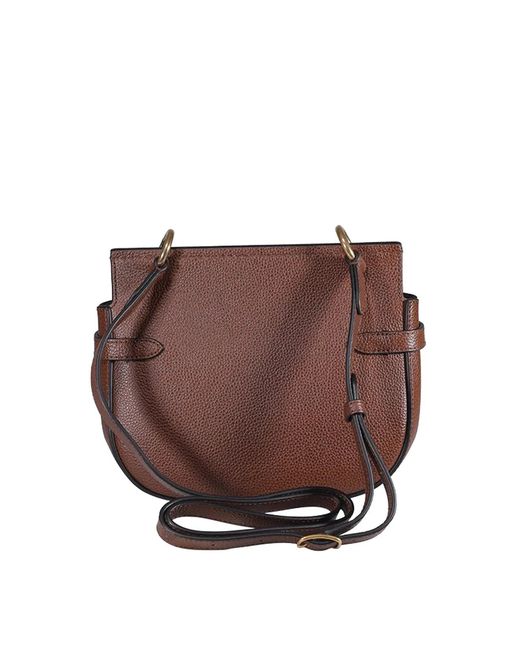 Mulberry Purple Calfskin Leather Crossbody Bag