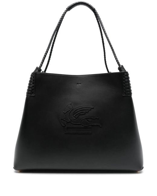 Etro Black Medium Libra Tote Bag