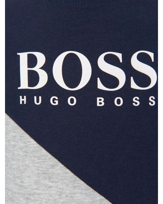 Boss Blue Long Sleeve Tee Shirt