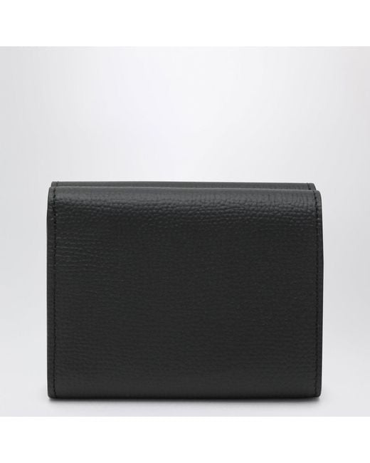 Loewe Black Anagram Trifold Wallet
