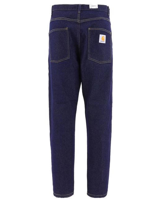 Carhartt Blue Organic Cotton Jeans for men