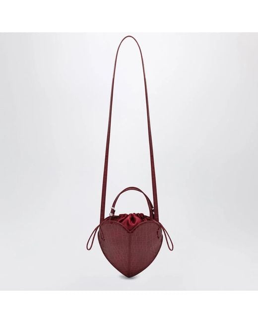 ROTATE BIRGER CHRISTENSEN Red Heart Bag Croco