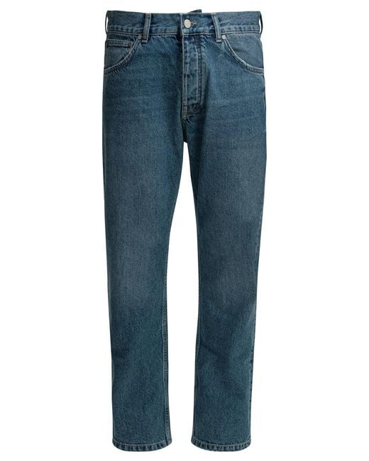 NN07 Blue Straight-Leg Jeans for men