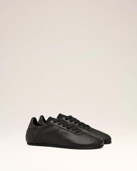 AMI Natural Cow Leather Soft Sneakers for men