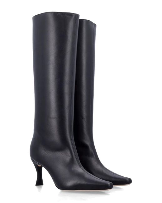 By Far Blue Stevie 42 Leather Boots