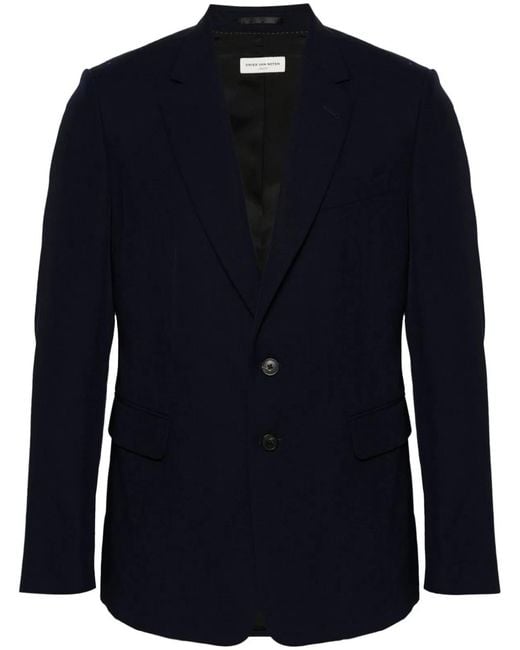 Dries Van Noten Blue Blaine Mw Jacket for men