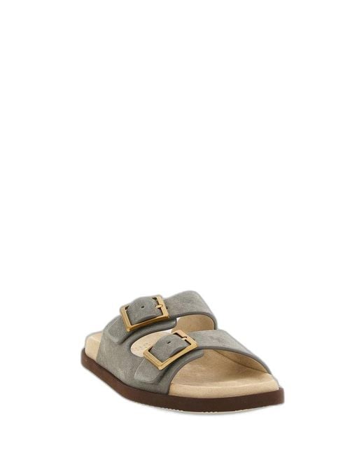 Brunello Cucinelli Gray Urban Slides for men