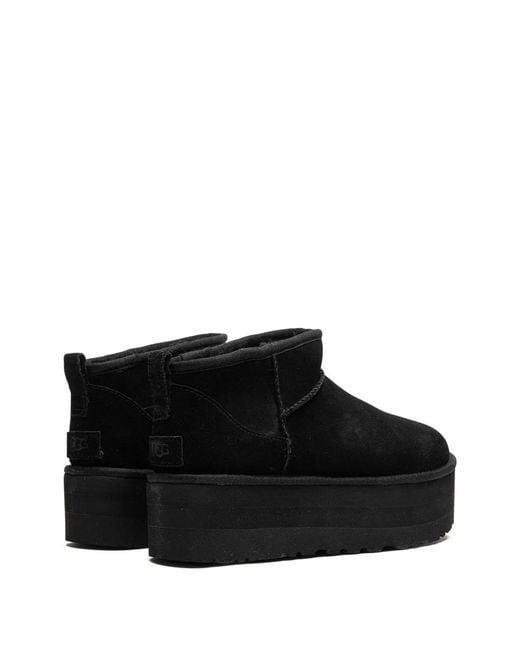 Ugg Black Classic Ultra Mini Boots