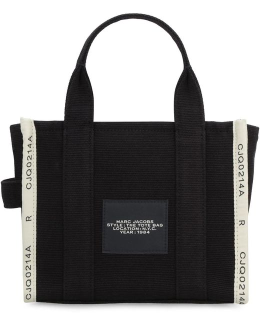 Marc Jacobs Black The Jacquard Small Tote Bag