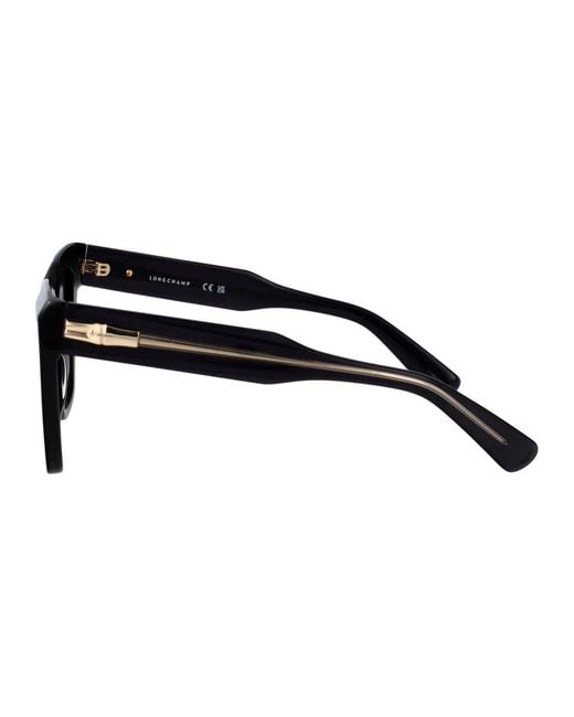 Longchamp Black Acetate Sunglasses