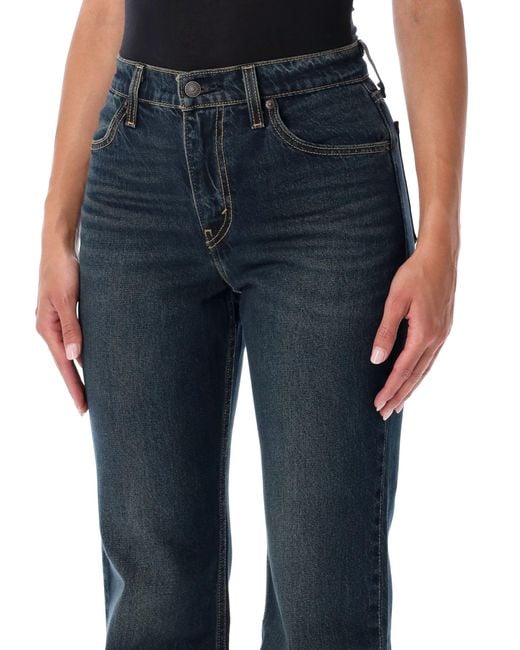 Levi's Blue Puddle Snap Flare