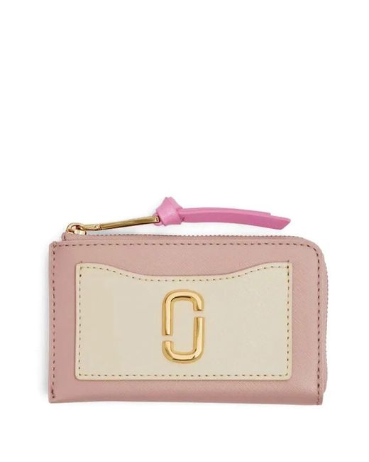 Marc Jacobs Pink The Utility Snapshot Top Zip Multi Wallet