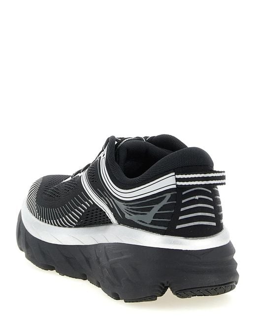 Hoka One One White 'Bondi 7' Sneakers for men