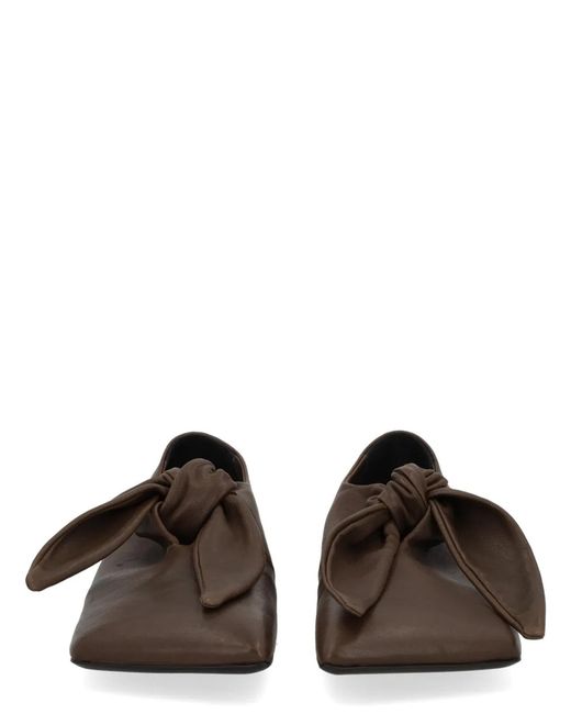 Uma Wang Brown Laceup Shoe