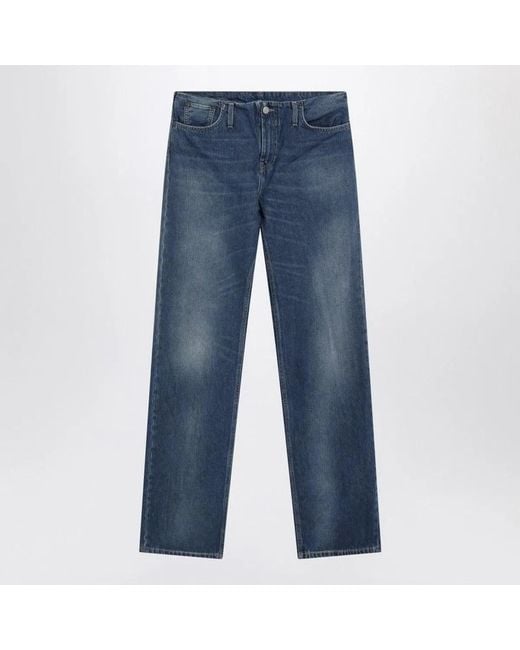Acne Blue Denim Trousers