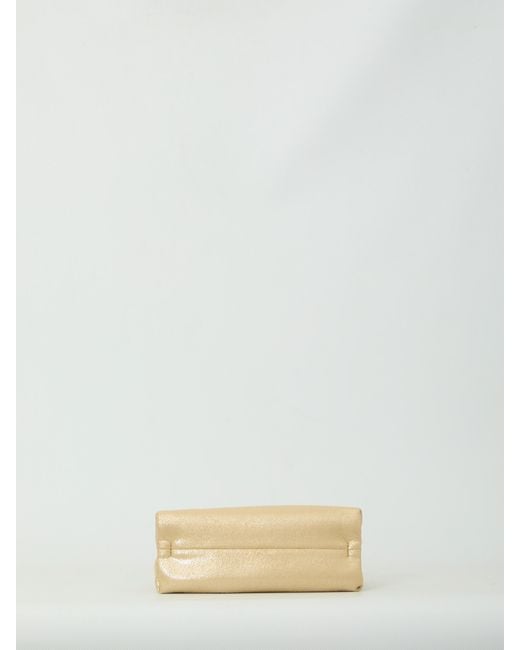 Stella McCartney Metallic Mini Falabella Drawstring Crossbody Bag