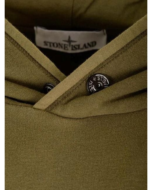 Stone Island Green Felpa for men
