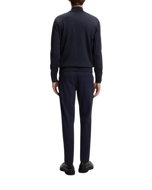 Boss Blue Wool Jacket for men