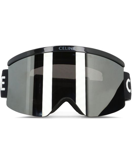 Céline Black Occhiale Da Sci Con Logo