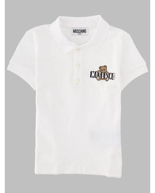 Moschino White Polo-Shirt