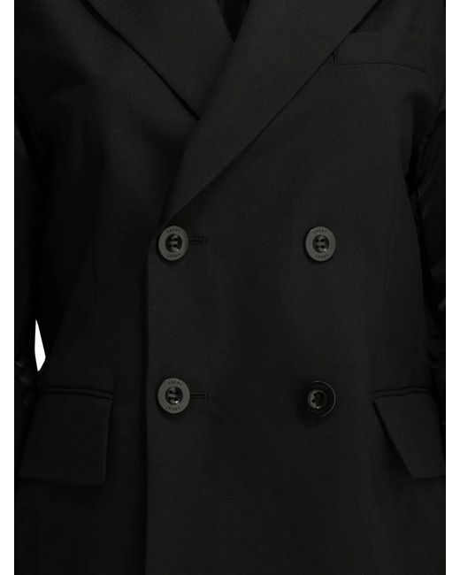 Sacai Black "X Nylon" Blazer