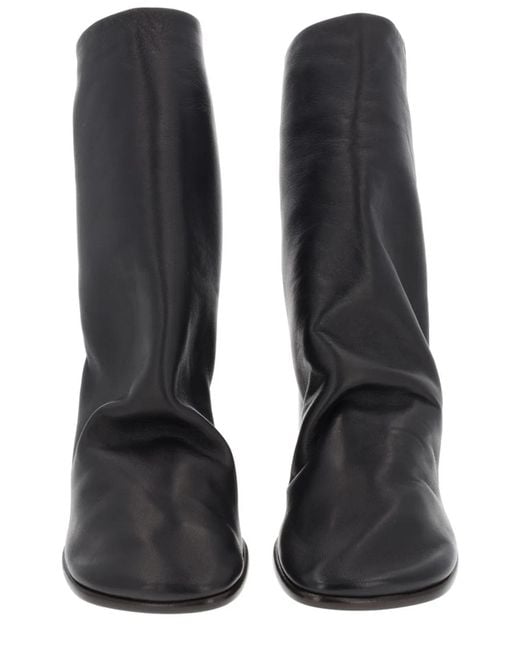 Lemaire Black Leather Boots