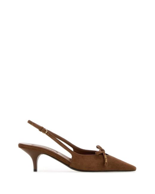 Miu Miu Brown Decollete'