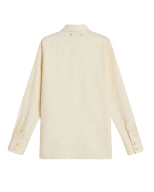 Golden Goose Deluxe Brand White Cotton Sequined Shirt