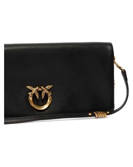Pinko Black Leather Bag