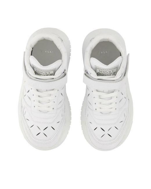 Versace White Odyssey Sneakers for men