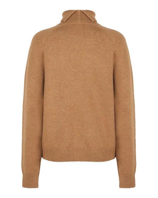 Fendi Brown Cashmere Blend Sweater