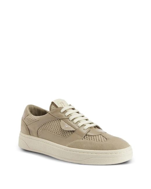 Giuseppe Zanotti White Gz-94 Lace-Up Sneakers for men