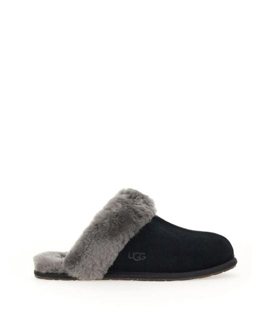 Ugg Black Slip-On Sandal "Scuffette Ii"