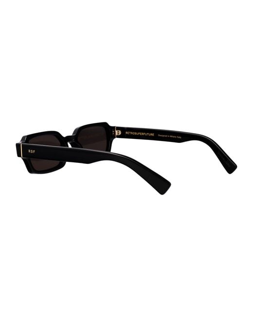 Retrosuperfuture Black Acetate Sunglasses