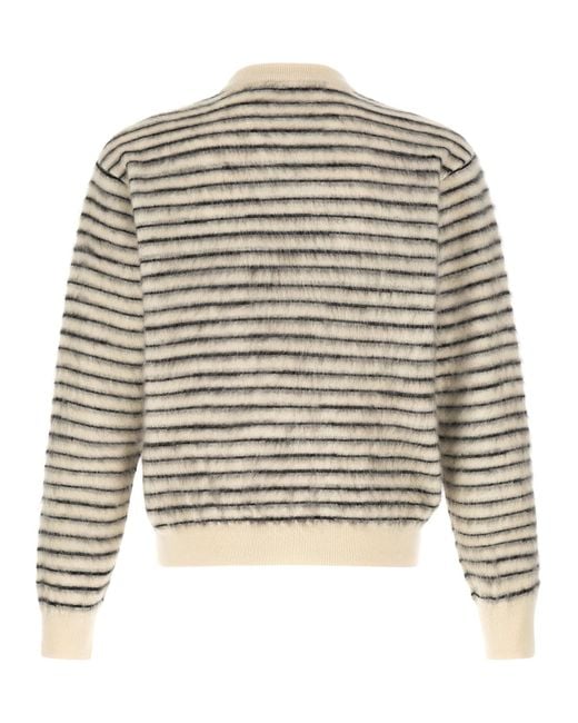 Tom Ford Gray Brushed Effect Sweater for men