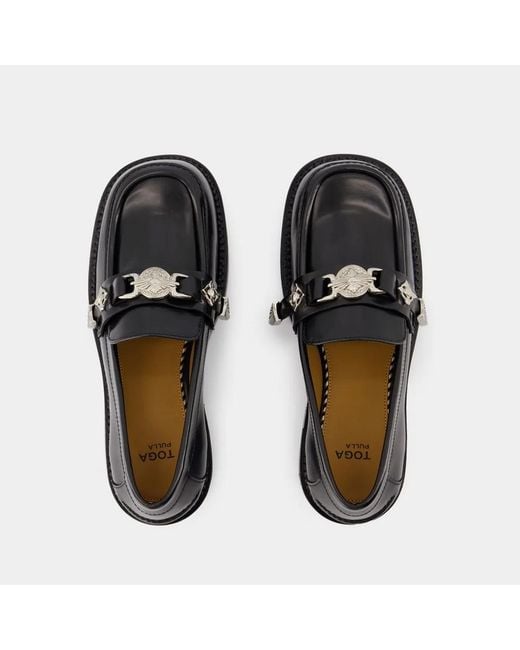 Toga Black Aj1348 Loafers