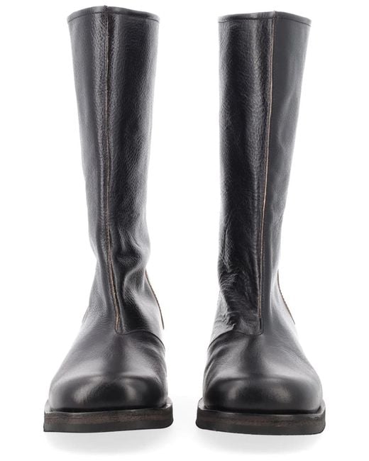 Our Legacy Black Cow Leather Boots
