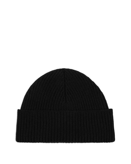 AMI Black Adc Beanie for men