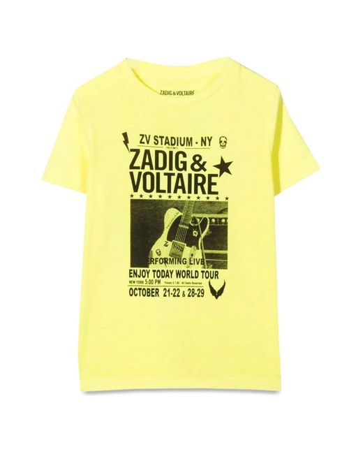 Zadig & Voltaire Yellow Zadig&Voltaire Short-Sleeved T-Shirt