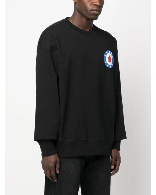 KENZO Black Sweatshirt With Logo for men