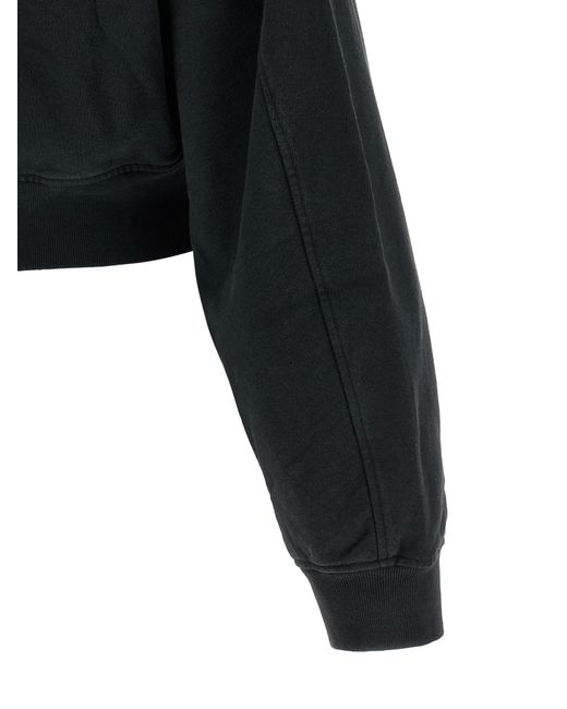 Alexander Wang Black 'Zip-Up Hoodie' Sweatshirt